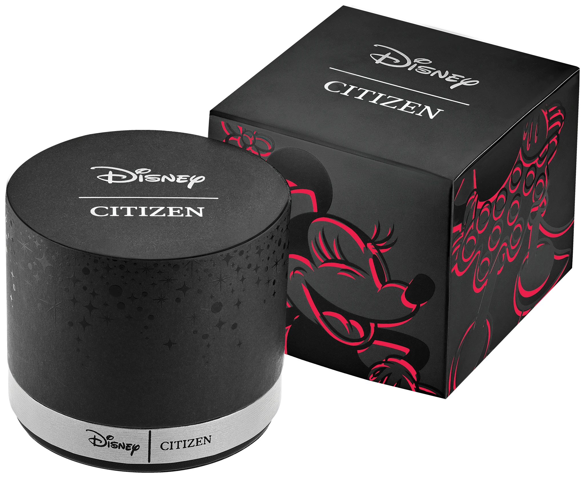 Minnie Mouse Silver-Tone Dial Leather Strap EW2448-01W | CITIZEN